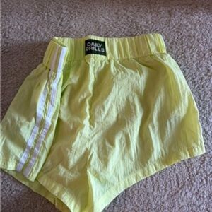 Daily Drills Women's Bright Yellow Athletic Shorts